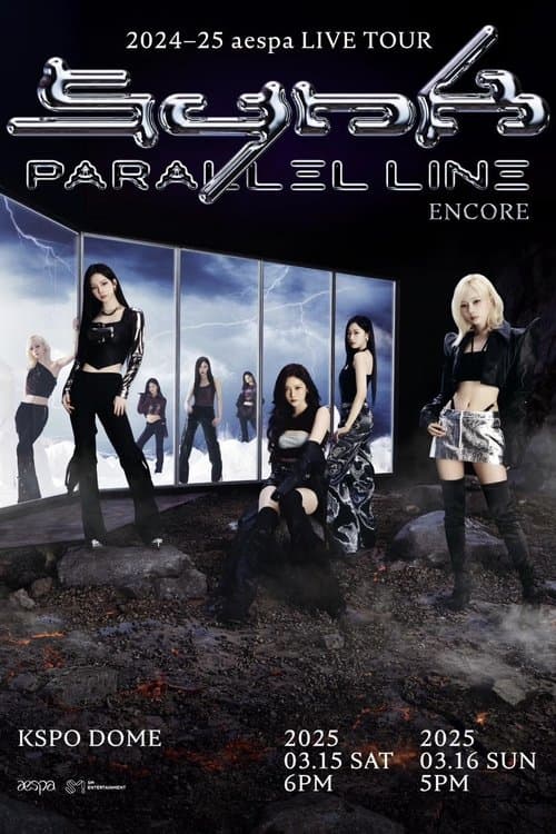 2024-25 aespa LIVE TOUR – SYNK:PARALLEL LINE – ENCORE poster