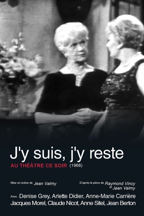 J'y suis, j'y reste poster